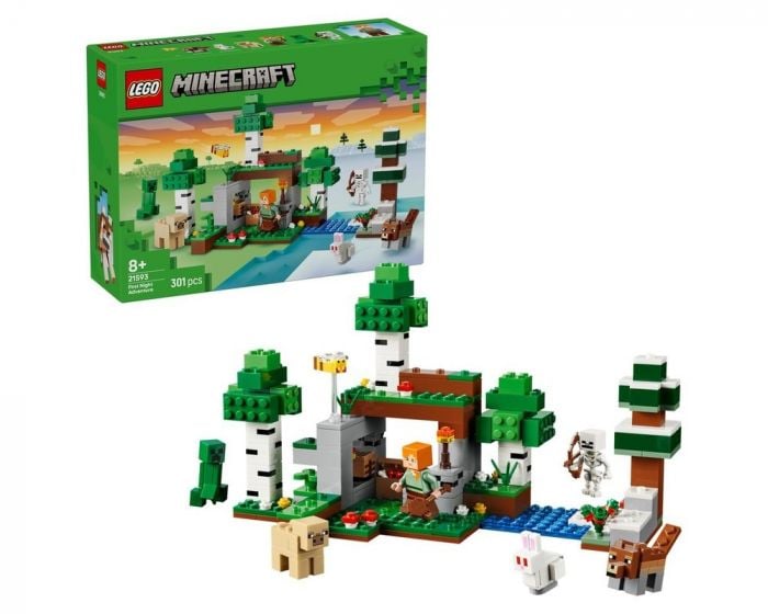 LEGO Minecraft 21593 First Night Adventure Building Set