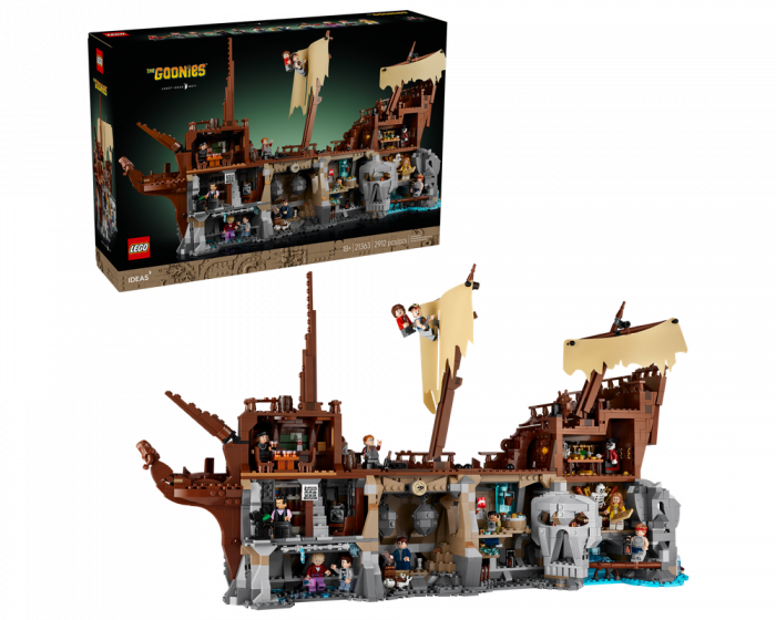LEGO Ideas 21363 The Goonies Pirate Ship Building Set 2912 Pieces