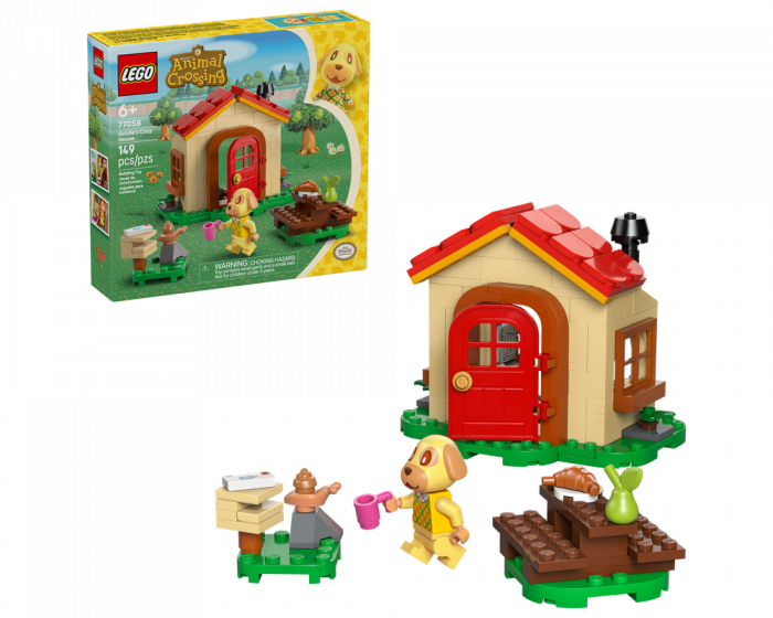 LEGO Animal Crossing 77058 Goldie's Cozy House Building Set