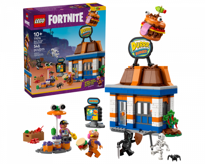 LEGO Fortnite 77076 Durrr Burger Restaurant Building Set