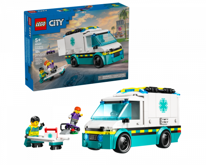LEGO City 60451 Emergency Ambulance Building Set