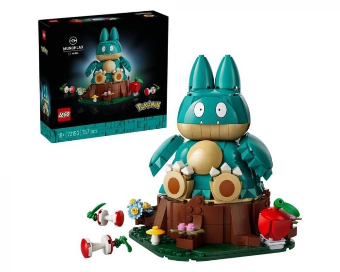 LEGO Pokémon 72150 Munchlax Building Set Sculpture Collectible