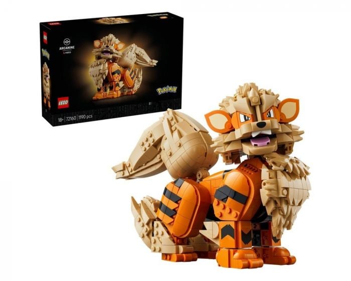 LEGO Pokémon 72160 Arcanine Building Set for Adults Collectible