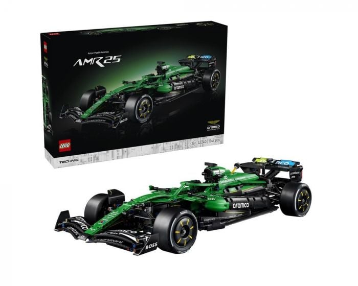 LEGO Technic 42240 Aston Martin Aramco AMR25 F1 Car Building Set