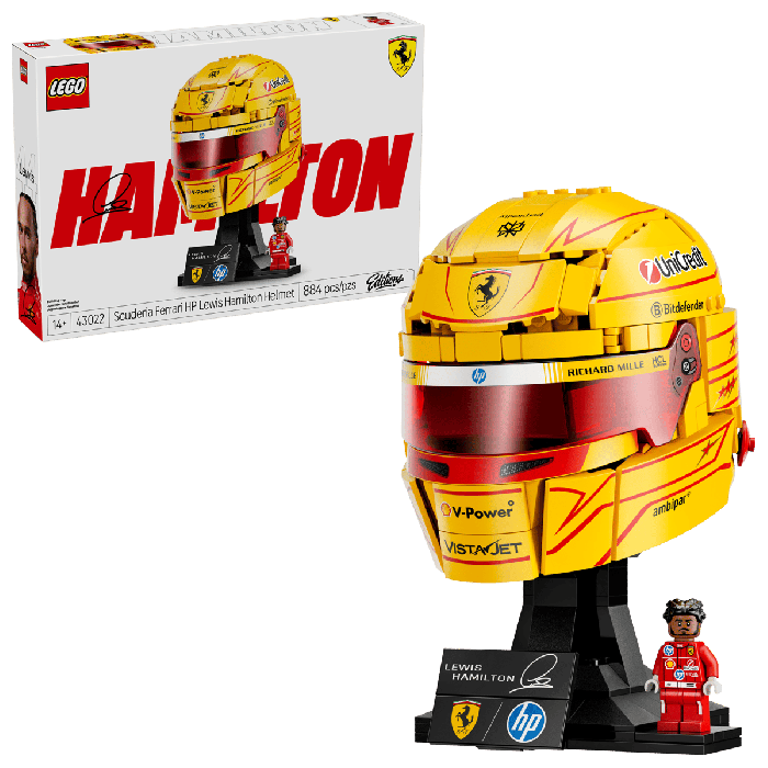 LEGO Editions 43022 Scuderia Ferrari HP Lewis Hamilton Helmet Building Set