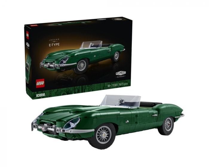 LEGO Icons 11381 Jaguar E-Type Sports Car Building Set