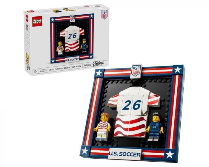LEGO Editions 43033 2026 U.S. Soccer National Team Jersey Building Set