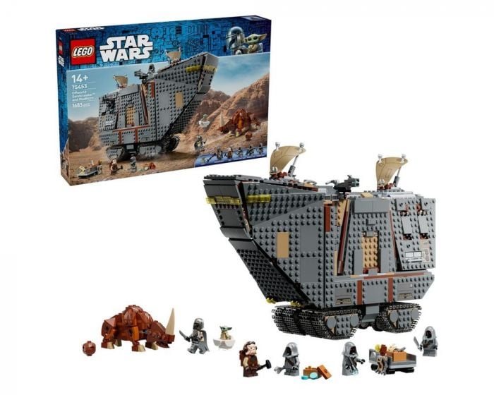 LEGO Star Wars 75453 Offworld Sandcrawler and Mudhorn Building Toy