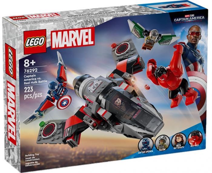 LEGO 76292 Marvel Captain America vs. Red Hulk Battle