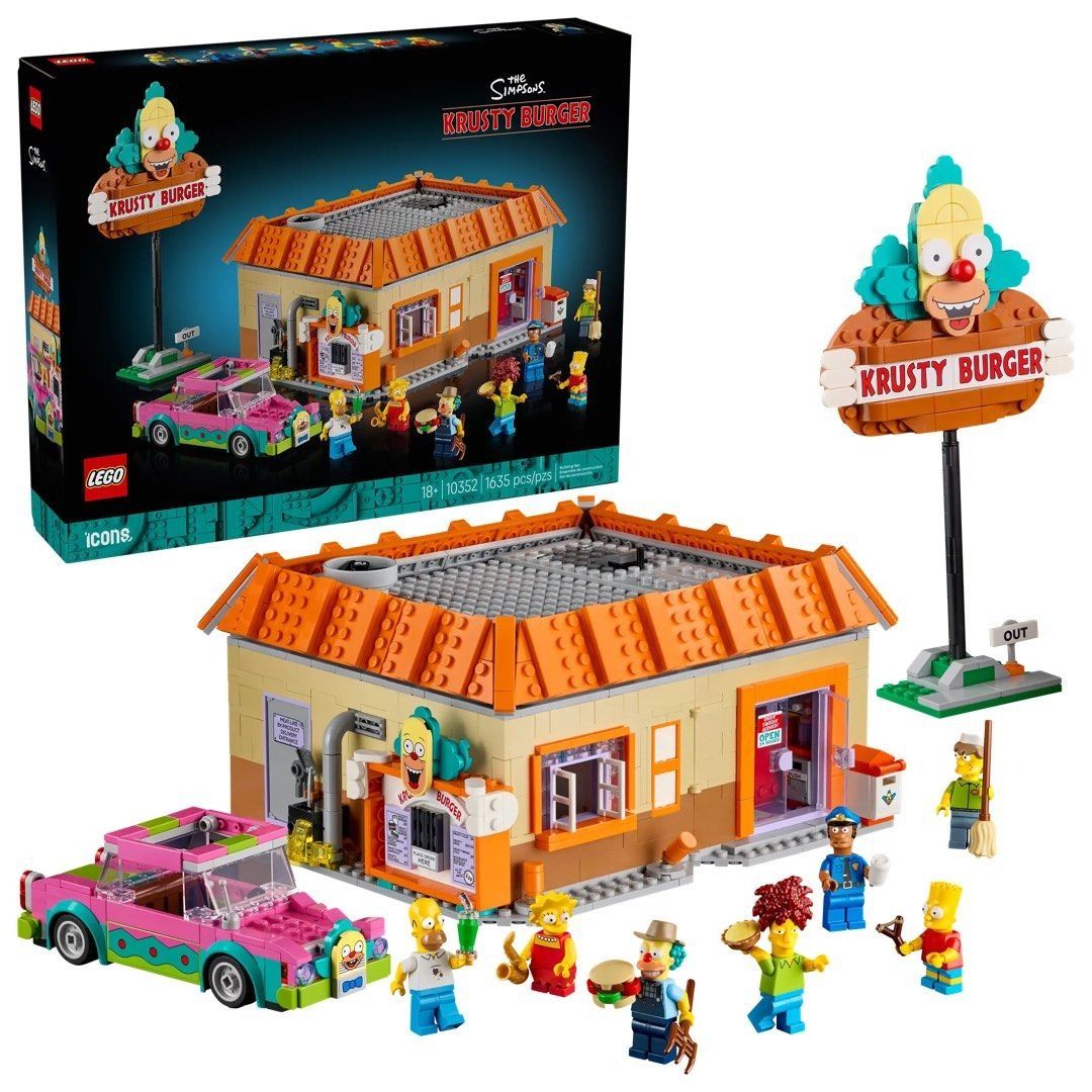 LEGO 10352 Icons  The Simpson Krusty Burger