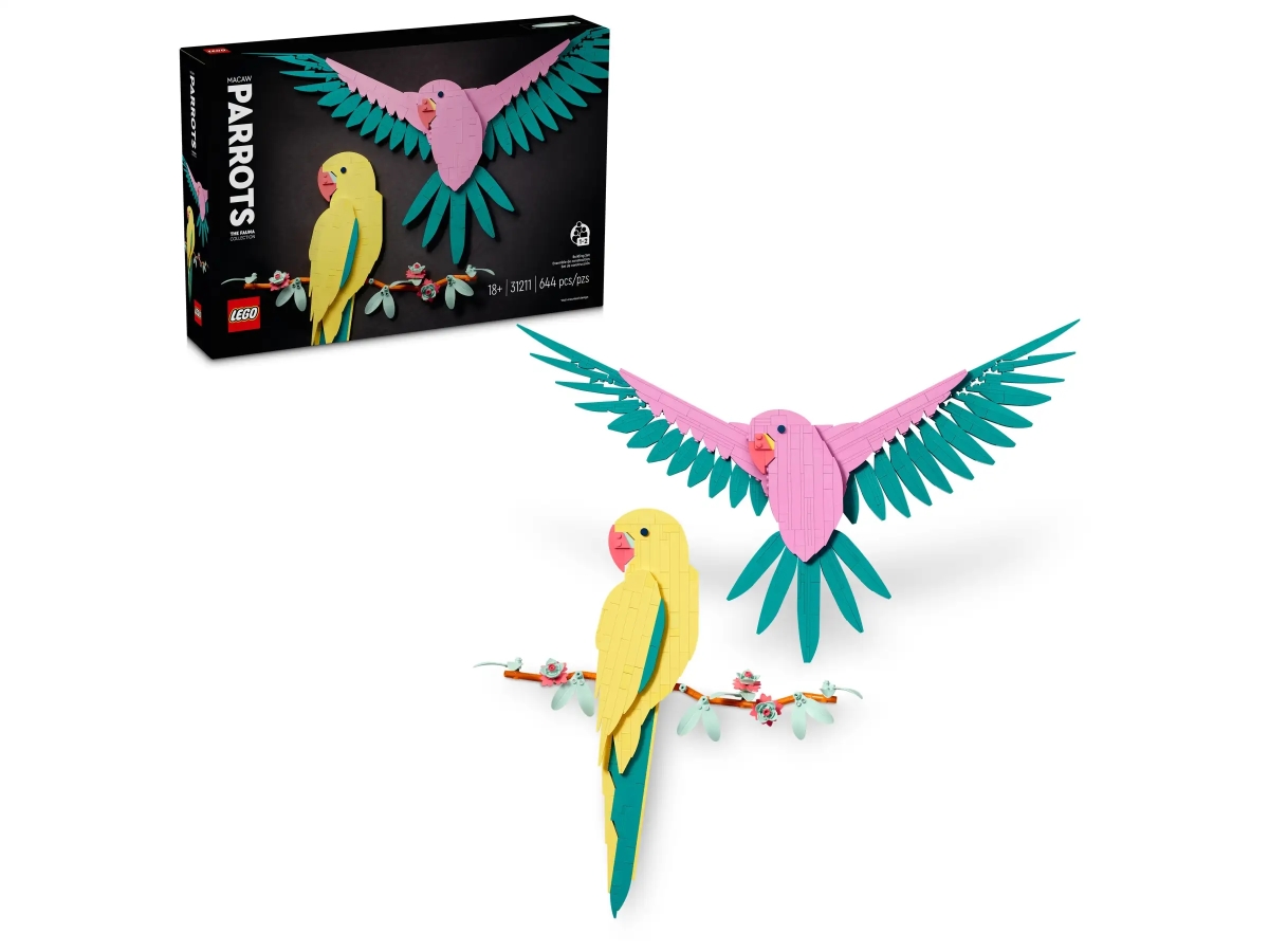 LEGO ART Series 31211 The Fauna Collection – Macaw Parrots