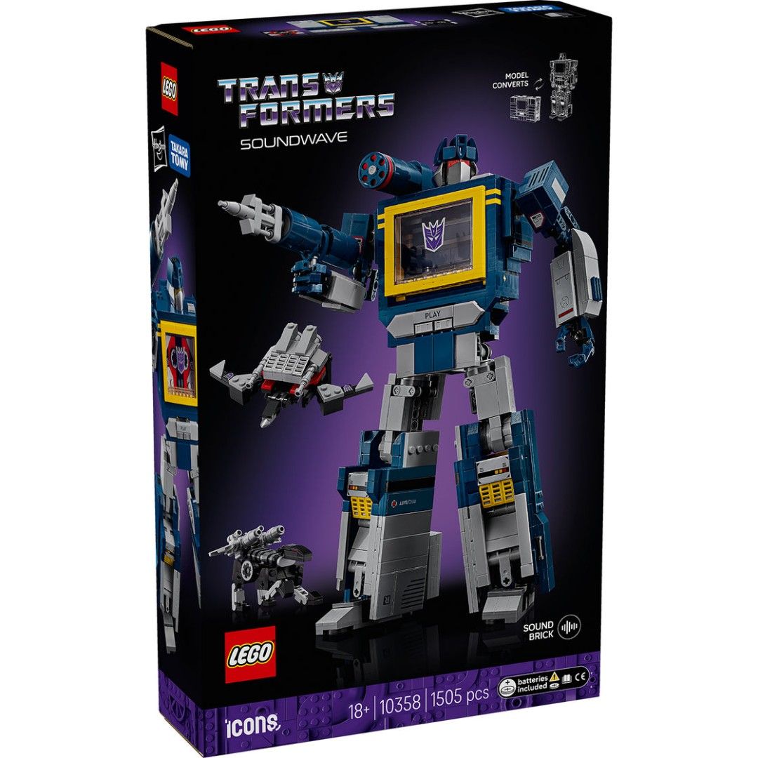 LEGO 10358 Transformers Soundwave (Icons, Transformers)