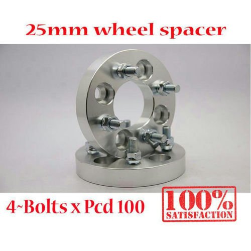 2pcs 25mm Wheel Spacer Adapter 12x1.5 4X100 to 4 x 100 For Levin AE100 AE92
