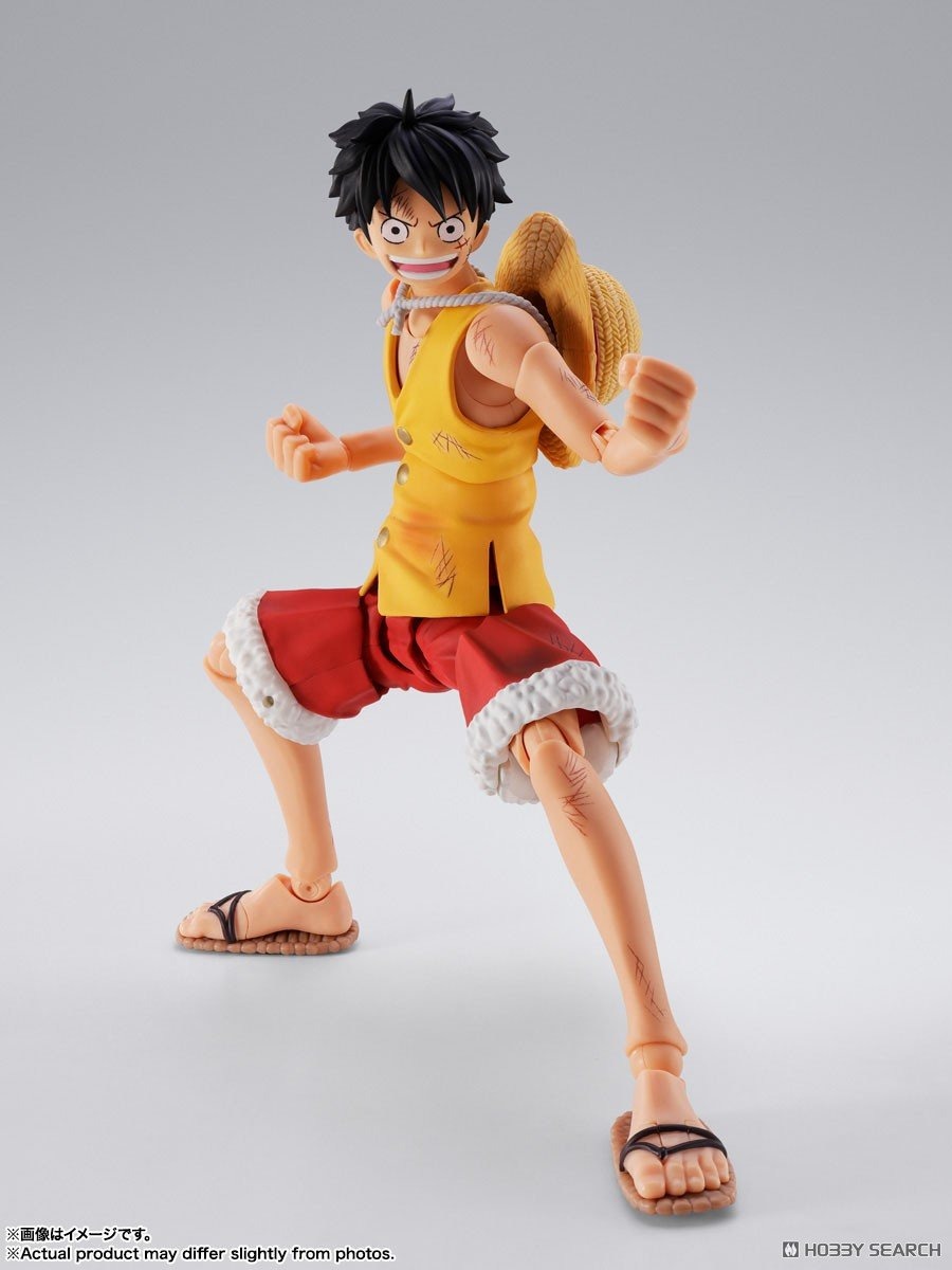 Bandai S.H.Figuarts SHF Action Figure Luffy -Summit War of Marineford- (One Piece)