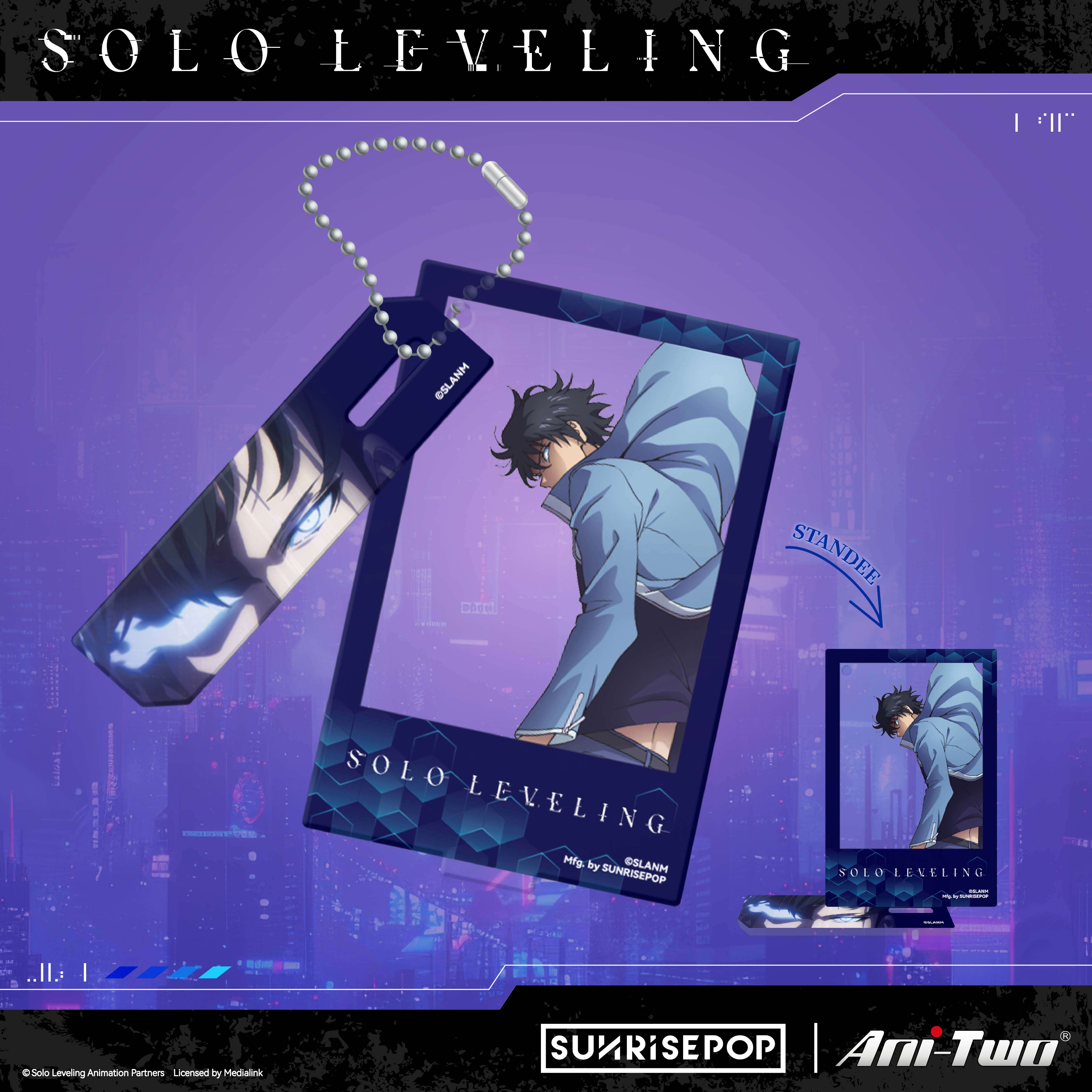 Sunrisepop Acrylic Sung Jinwoo Keychain (Solo Leveling)