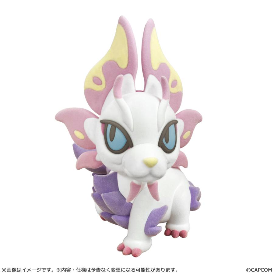 CAPCOM Mondefo Pukei-Pukei Flocked Chibi Figure (Monster Hunter)