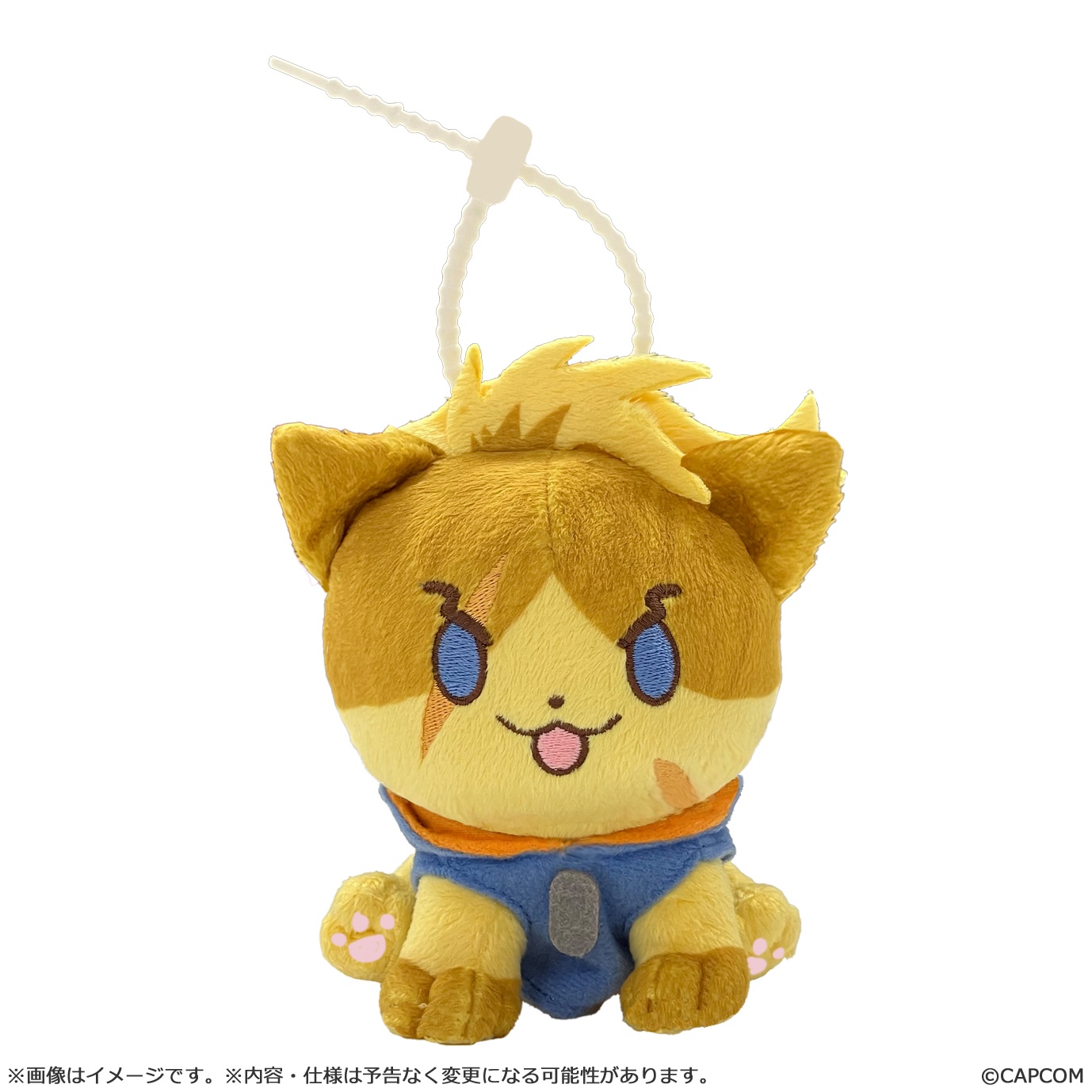 CAPCOM NECO! Plush Keychain Luke (Street Fighter)