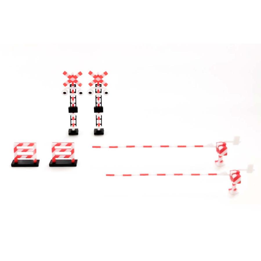 PLUM PMOA Railway Crossing Red×White Model Kit