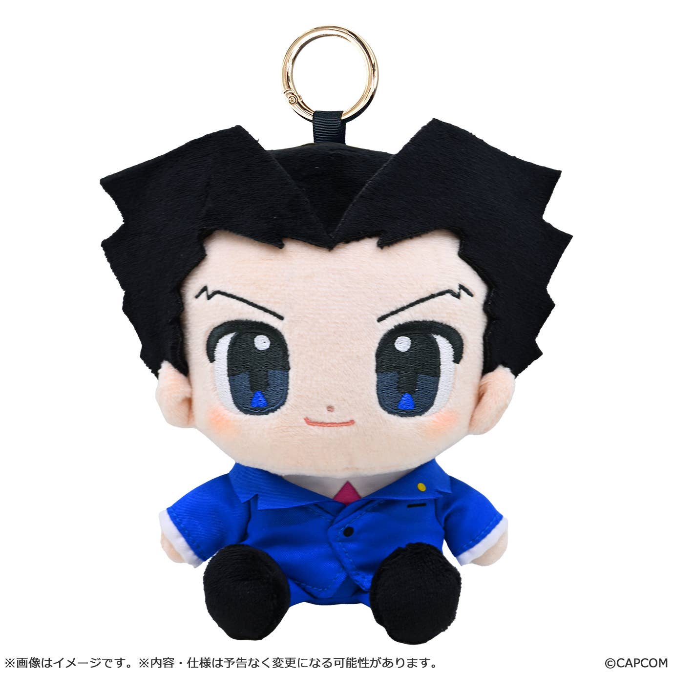 CAPCOM CHIBI CAP Phoenix Wright Carabiner Plush (Ace Attorney)