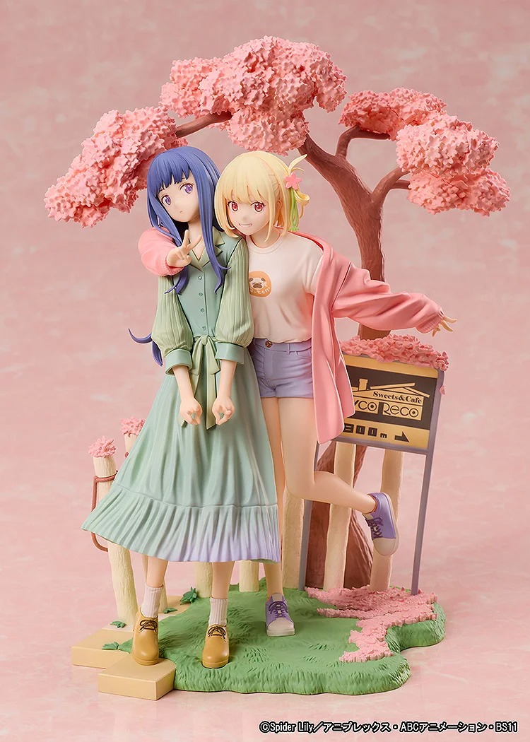 Aniplex Chisato Nishikigi & Takina Inoue Spring Ver. Figure (Lycoris Recoil)