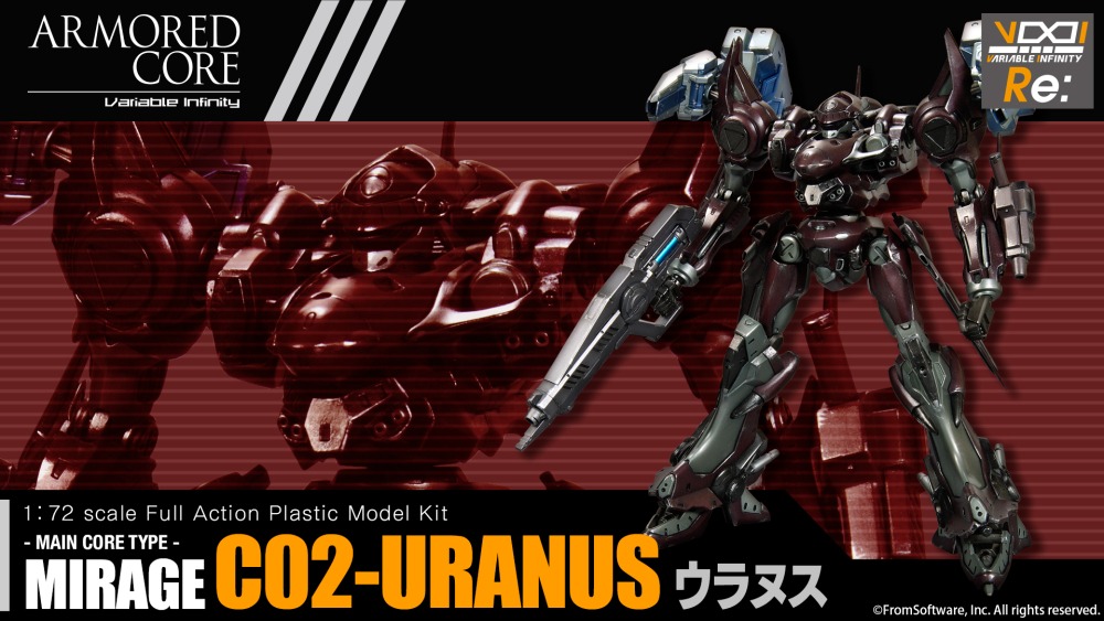 Kotobukiya VI100 MIRAGE C02-URANUS Model