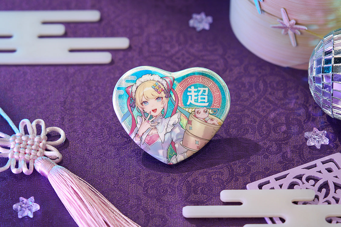 GoodSmile Moment Needy Streamer Chinese Restaurant Series KAngel Button Badge