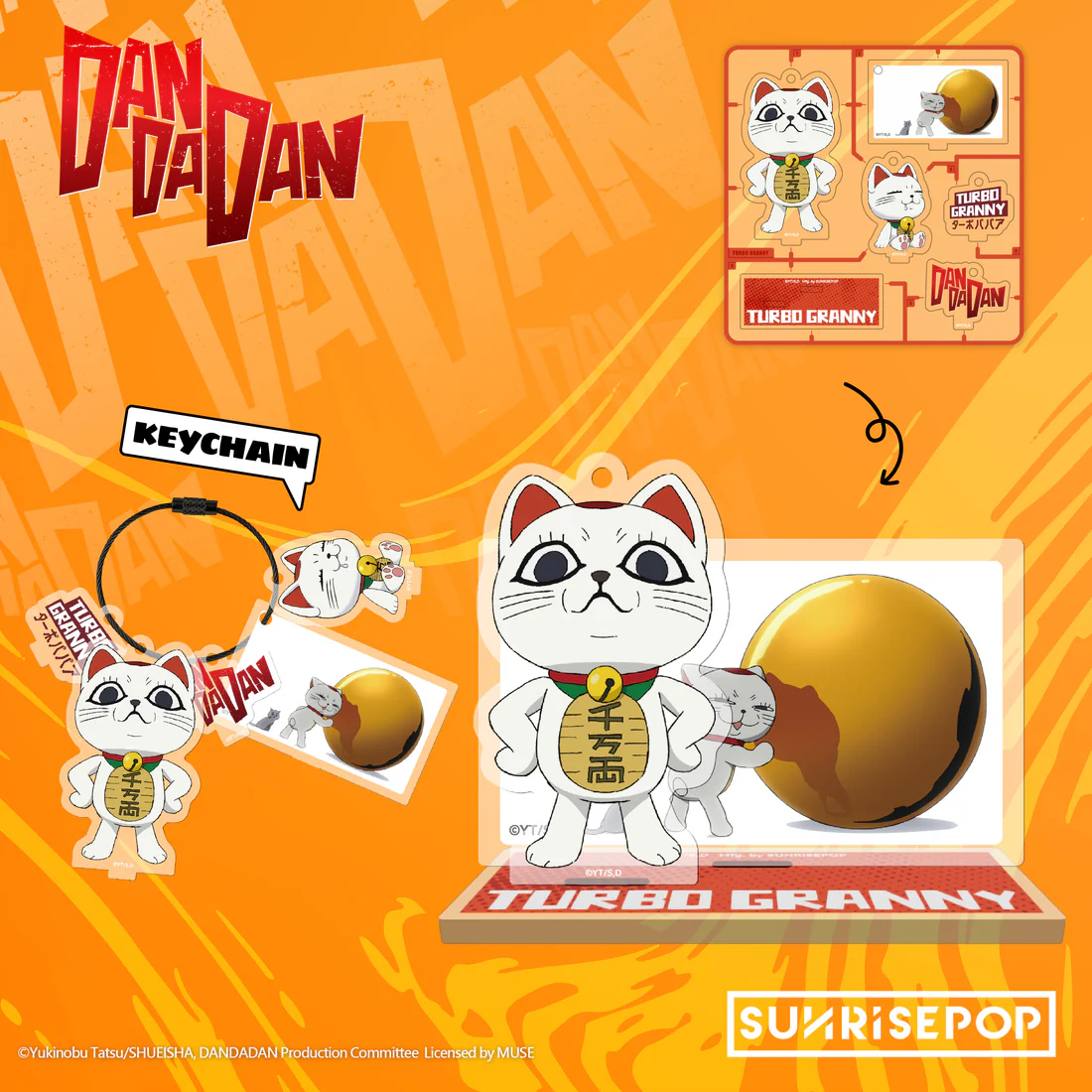 Sunrisepop Acrylic Stand Turbo Granny B (Dandadan)