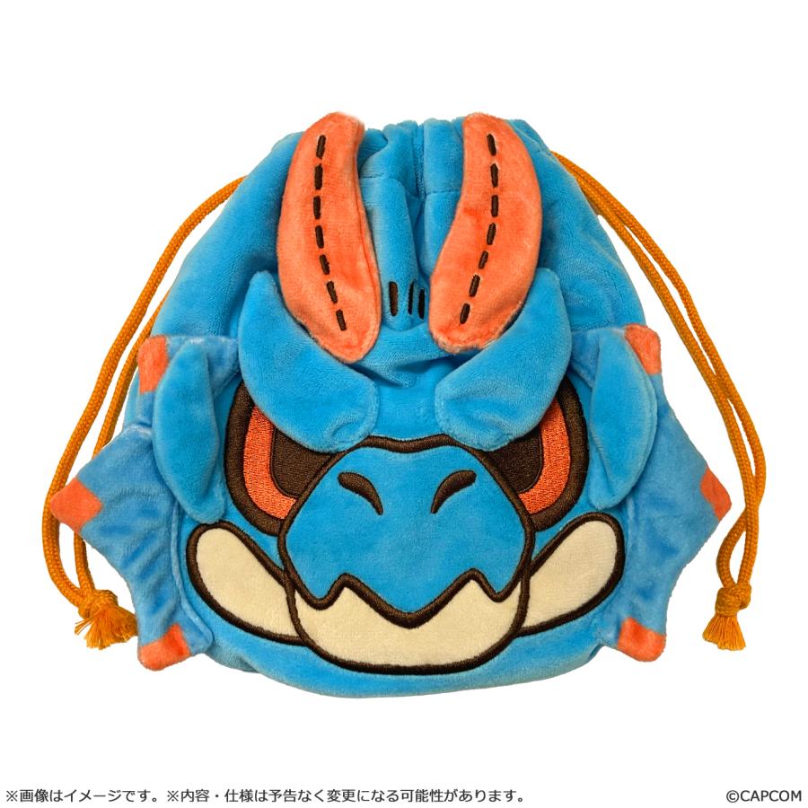 CAPCOM Chibi Style Lagiacrus Drawstring Pouch (Monster Hunter)