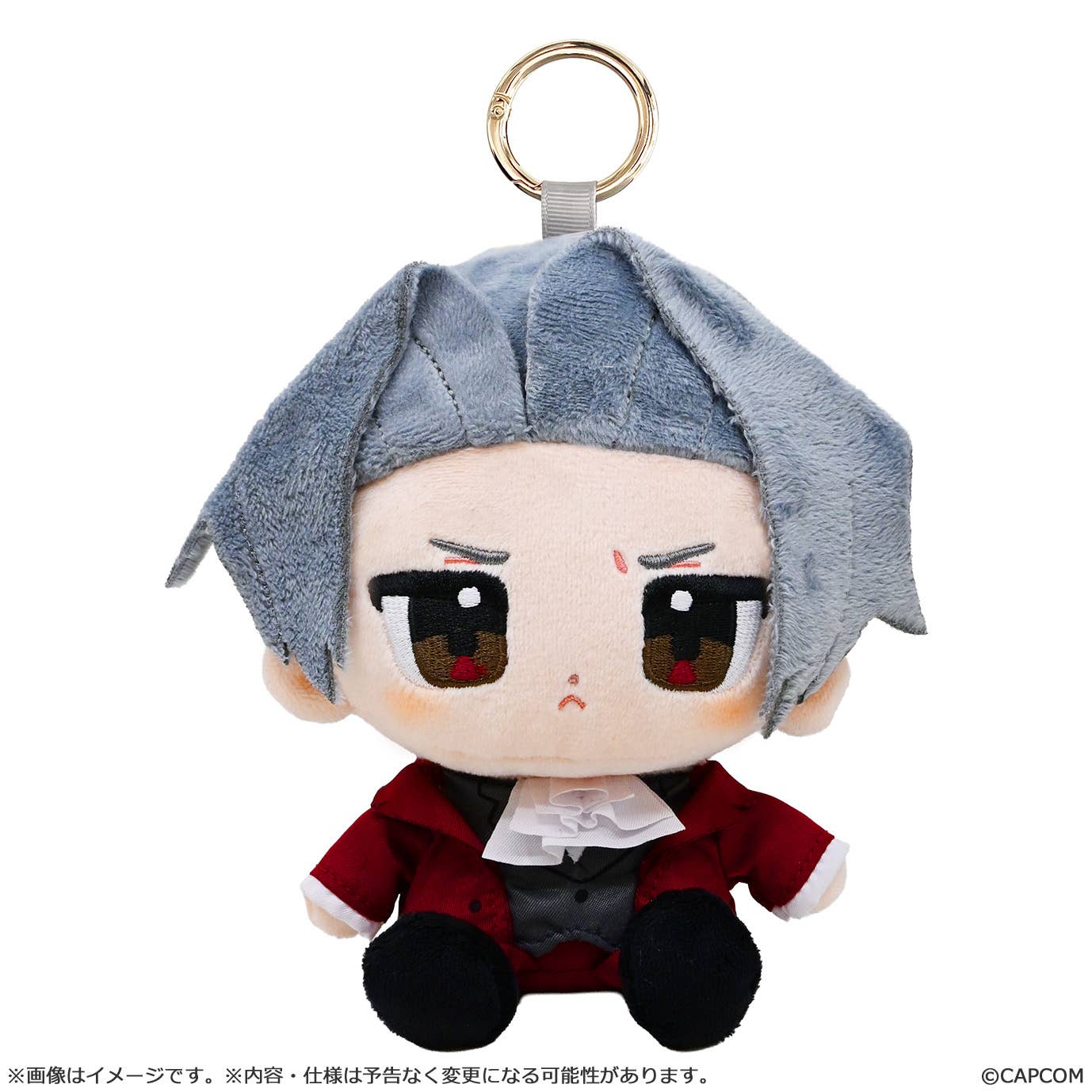 CAPCOM Chibi Cap Miles Edgeworth Plush (Ace Attorney)