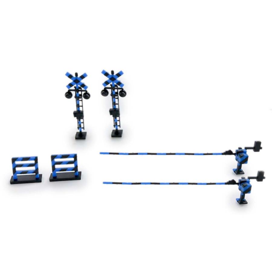 PLUM PMOA Railway Crossing (Blue×Black) Model Kit