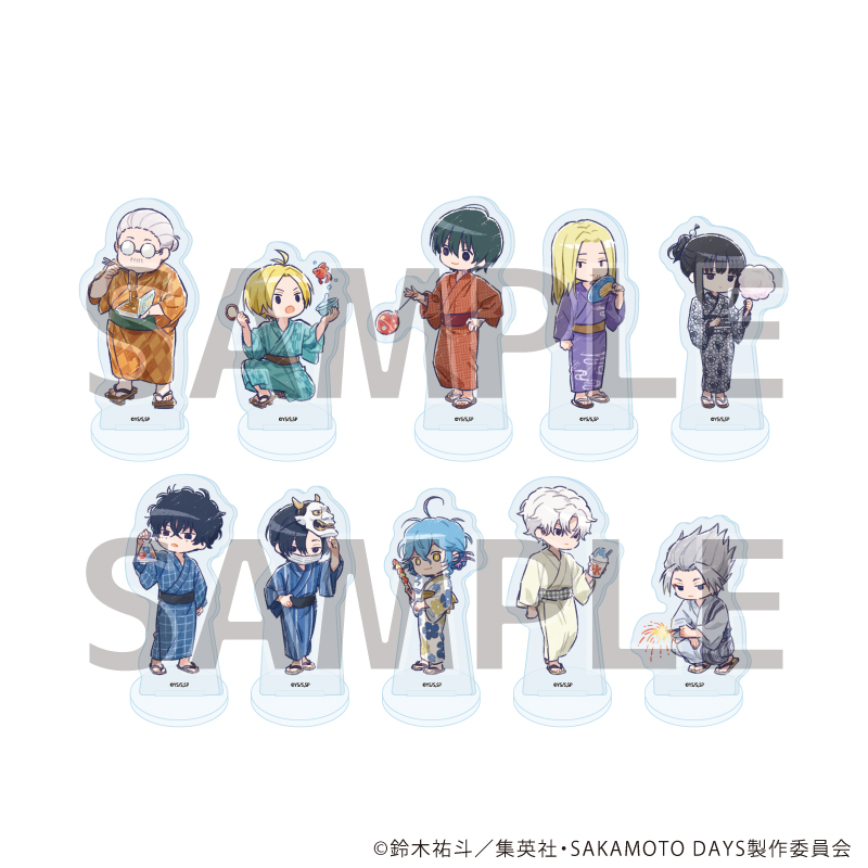 Graph Art Acrylic Stand Sakamoto Days 14 Summer Festival Ver. Blind Box Full Set