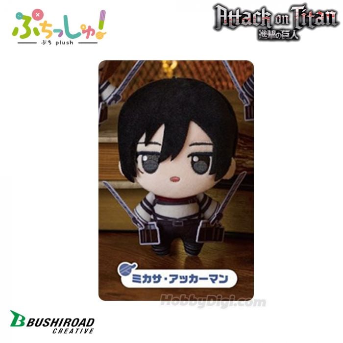 Bushiroad Creative Puchish! Mikasa Ackerman (Attack on Titan)
