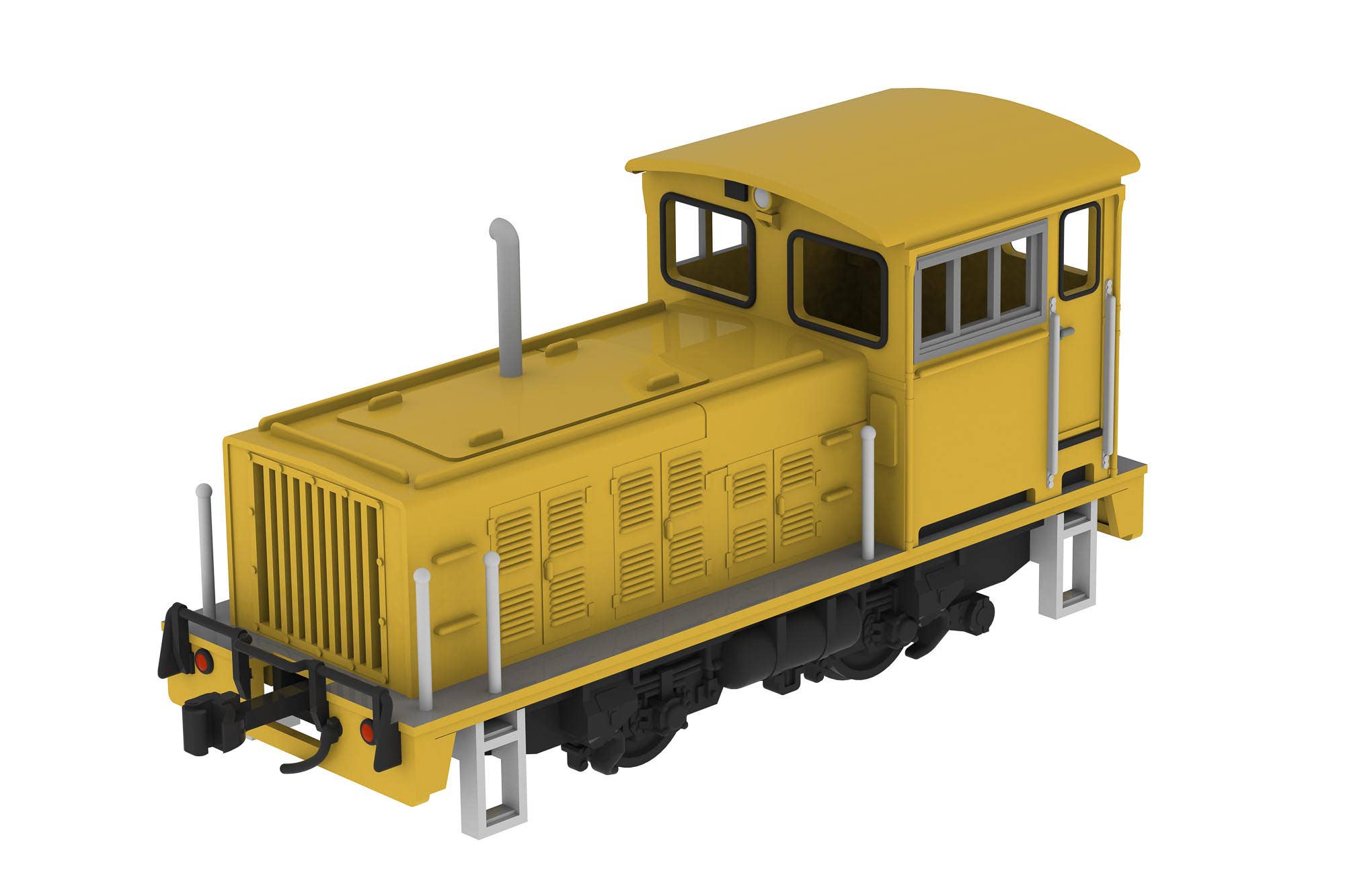 PLUM PMOA Switcher L-shaped Light Yellow Toy Model
