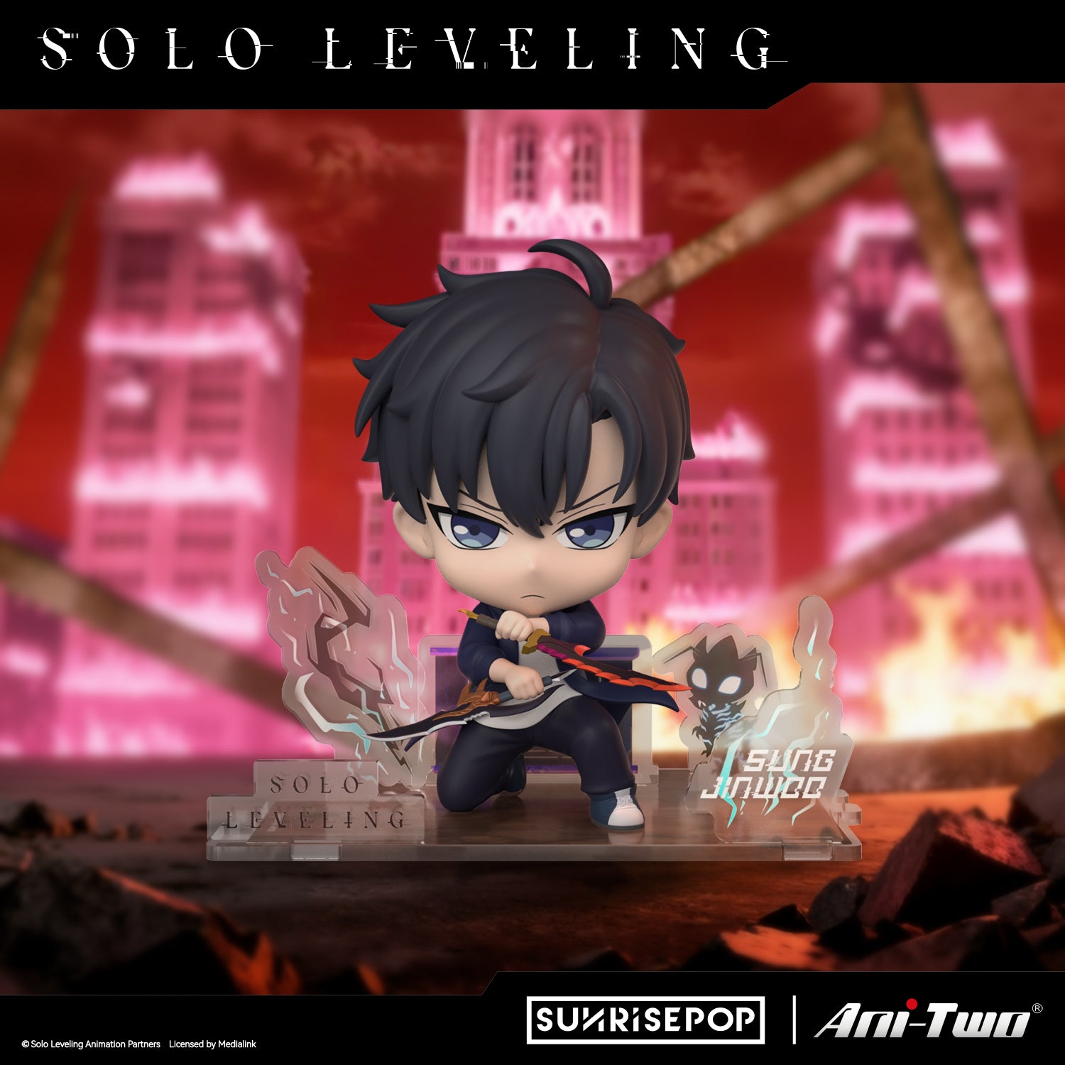 Sunrisepop FigureSIT Sung Jinwoo Chibi Figure (Solo Leveling)