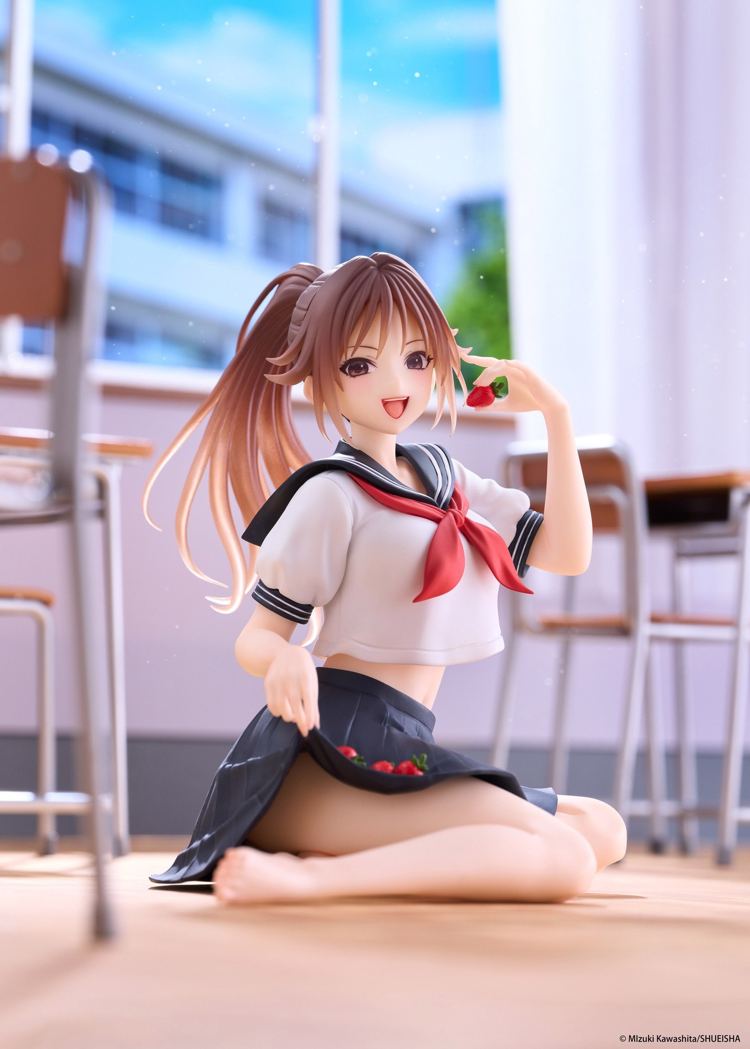 TAITO Desktop Cute Satsuki Kitaoji School Uniform Ver. Chibi Figure