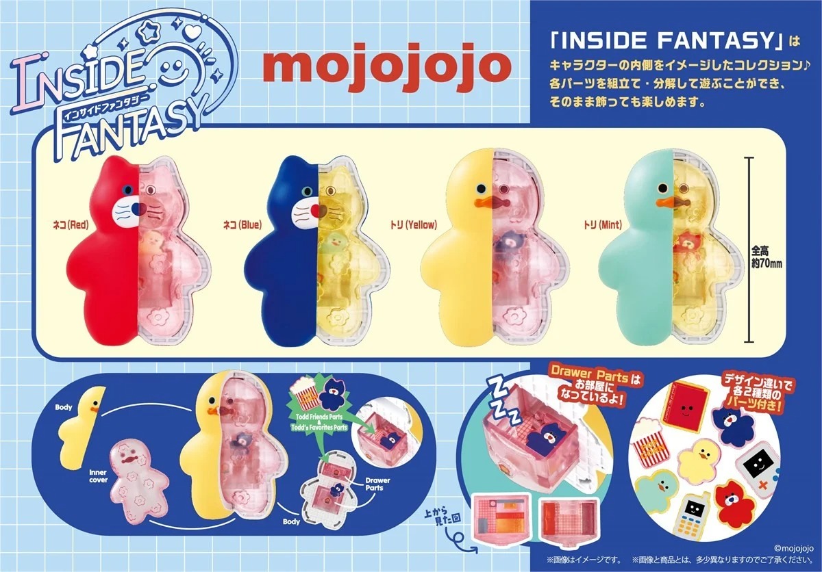 Megahouse INSIDE FANTASY mojojojo Blind Box BOX OF 4