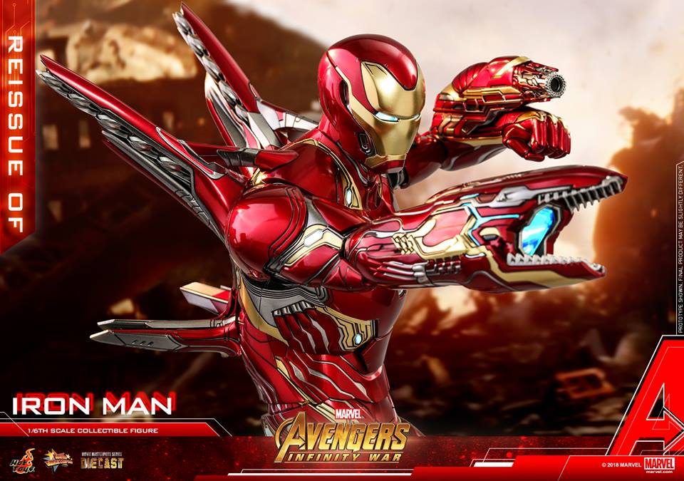 Hot Toys MMS473 Marvel Avengers Infinity War Iron Man Mark L