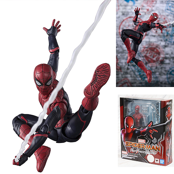 Bandai S.H.Figuarts Spider-Man Far From Home Spider Man Upgrade Suit Figure SHF