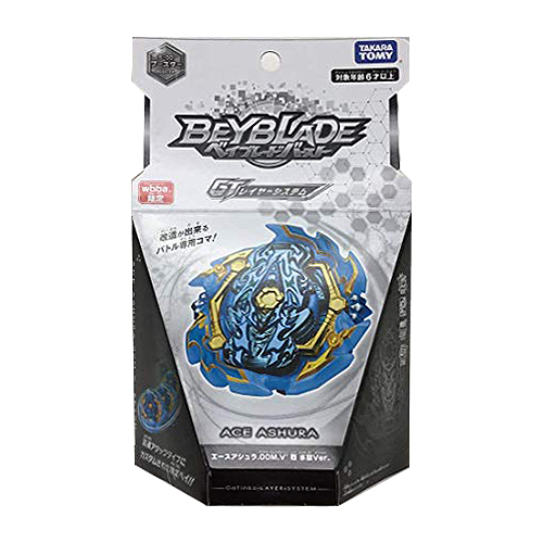 Takara Tomy Beyblade Burst GT B-00 Ace Ashura.00M.V' Retsu Hyougoku Ver wbba LTD