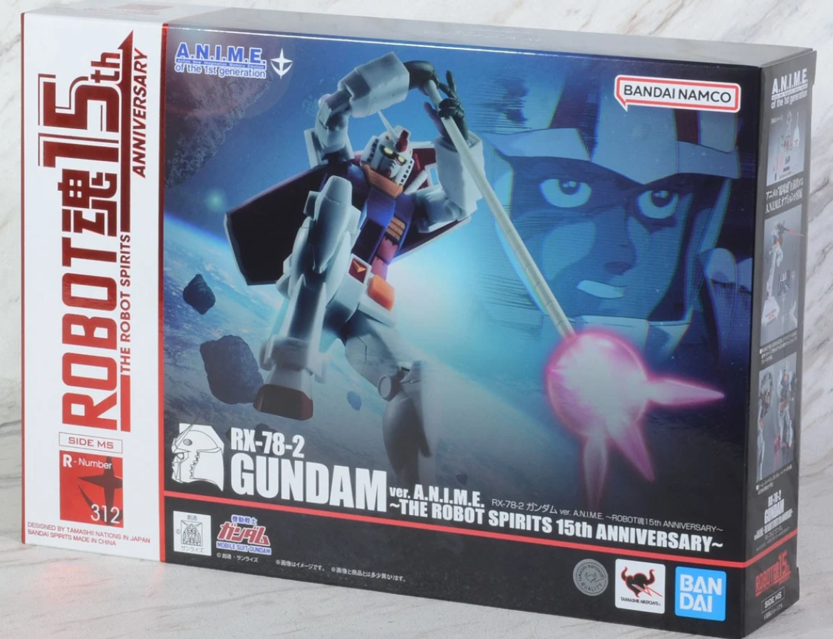 Bandai Robot Spirits -SIDE MS- RX-78-2 Gundam ver. A.N.I.M.E. -Robot Spirits 15th ANNIVERSARY- "Mobile Suit Gundam"