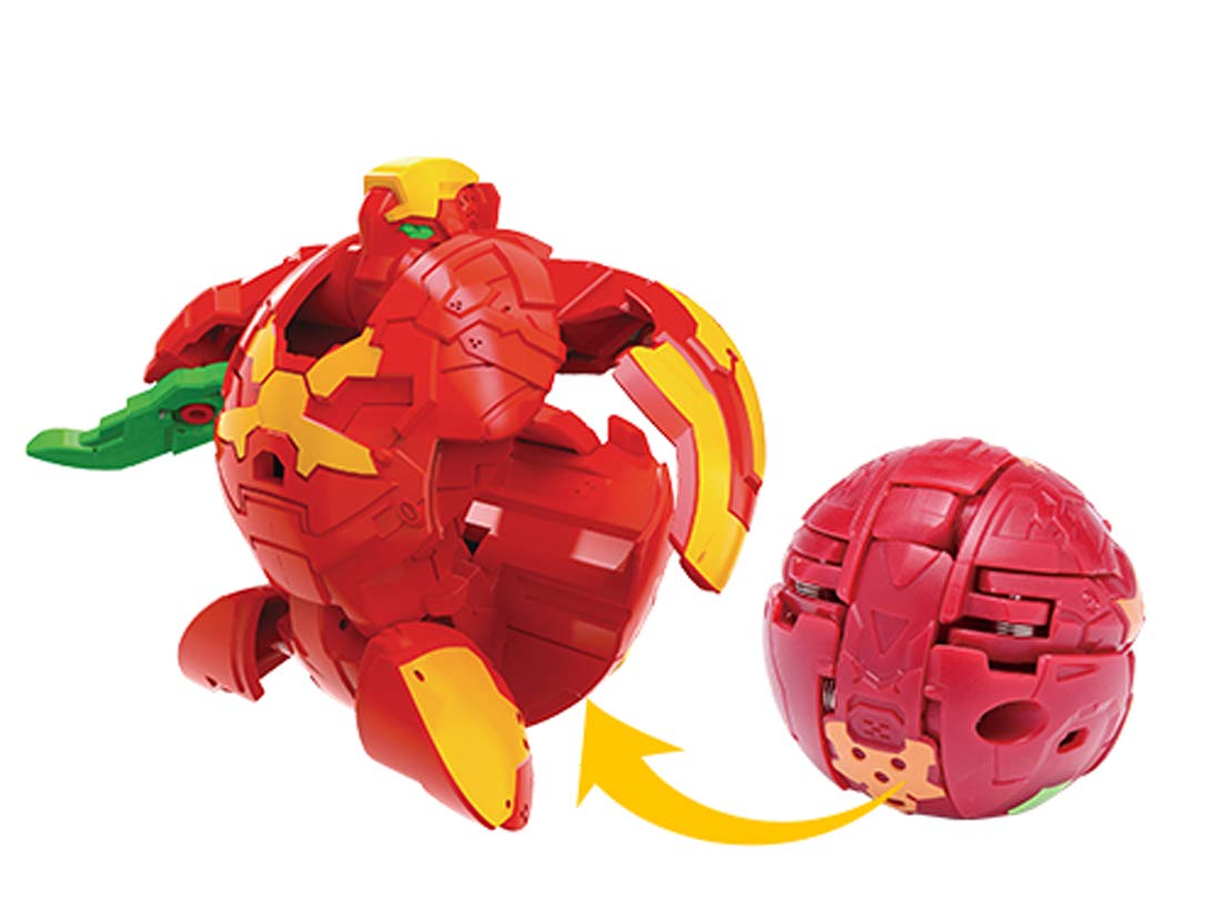 Takara Tomy Baku013 Bakugan Shindiusu Ball 11 Fire Knight Red