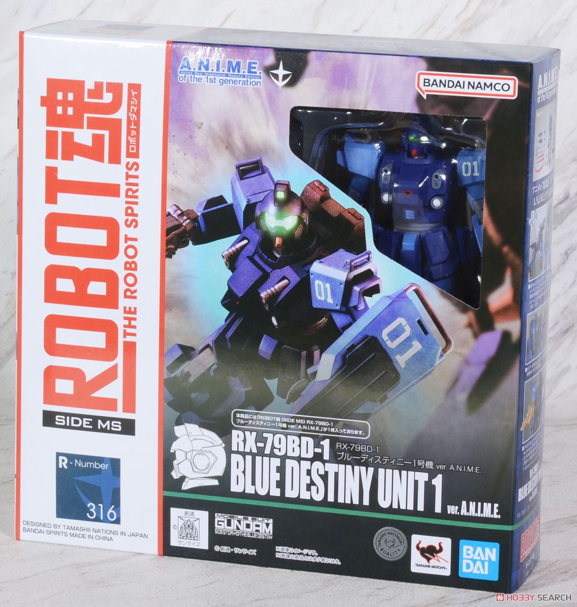 Bandai Robot Spirits -SIDE MS- RX-79BD-1 Blue Destiny 1 ver. A.N.I.M.E. Mobile Suit Gundam Side Story THE BLUE DESTINY