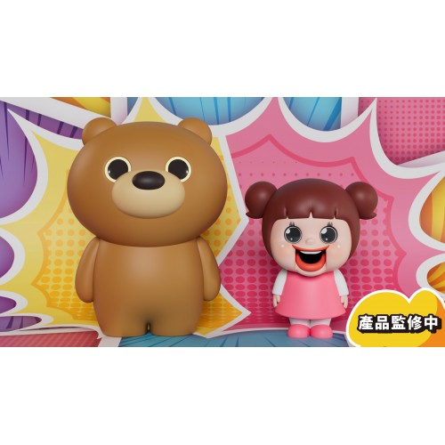 Soap Studio CHI-CHAN and Kuma Figure Set