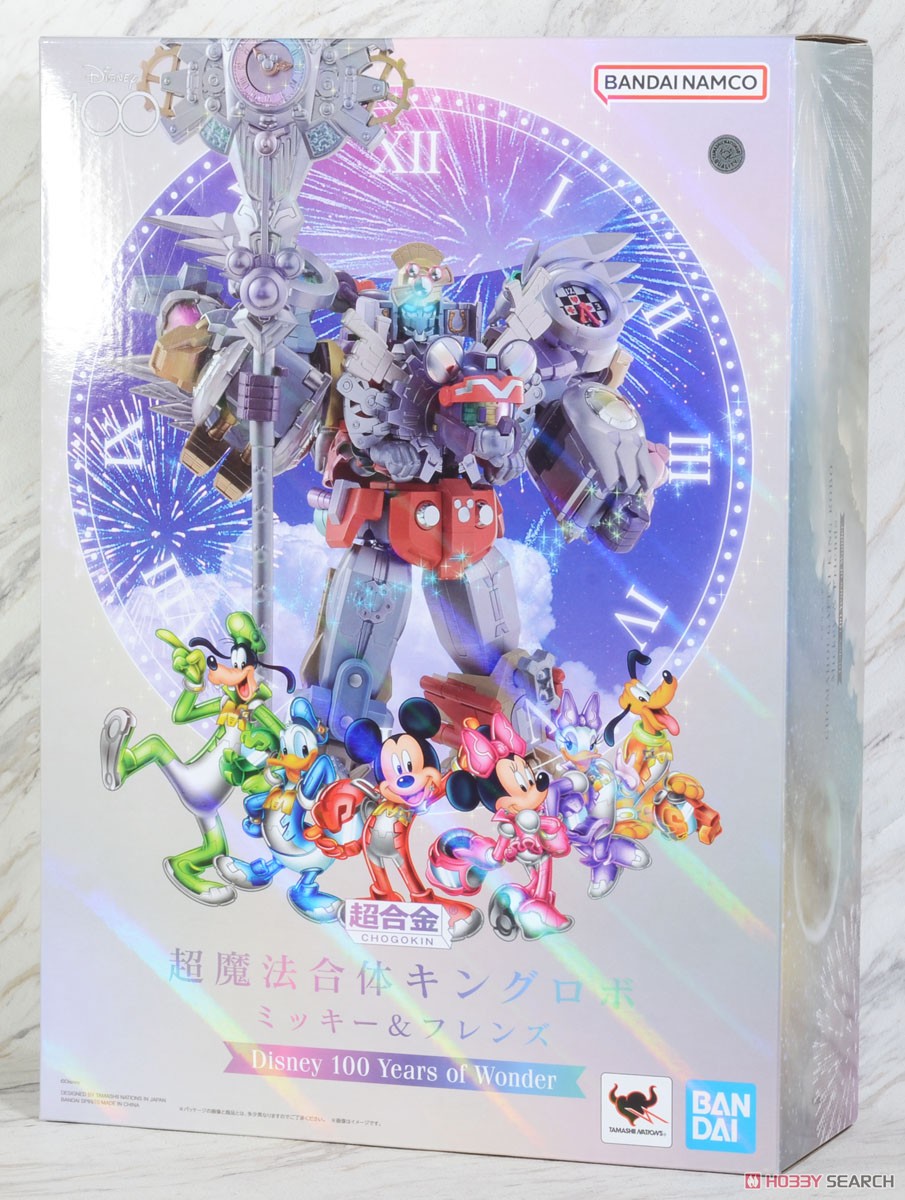 Bandai Chou Mahou Gattai King Robo Mickey & Friends Disney 100 Years of Wonder