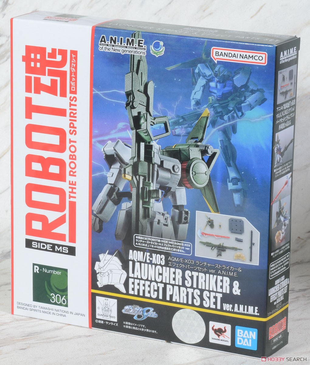 Bandai Robot Spirits -SIDE MS- AQM/E-X03 Launcher Striker & Effect Parts Set ver. A.N.I.M.E.