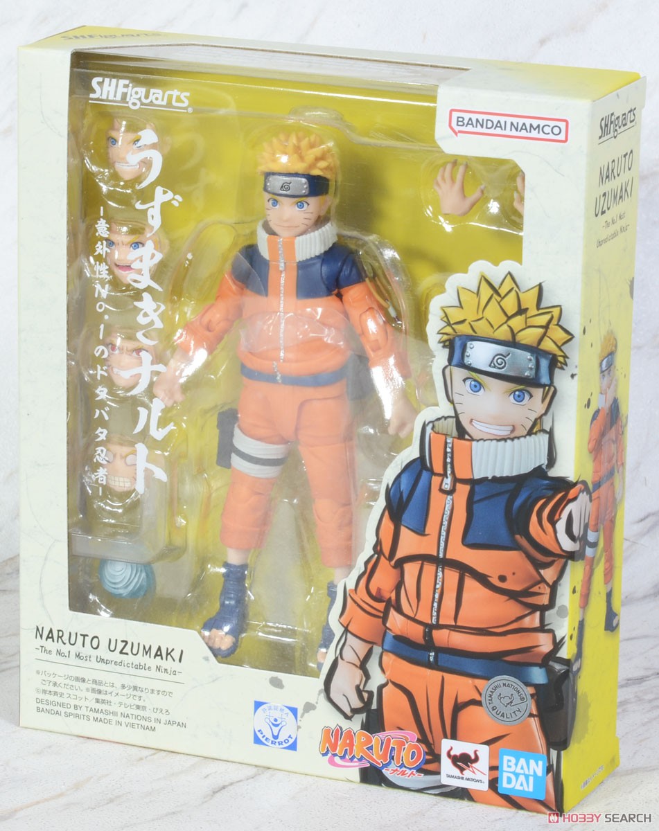 Bandai S.H.Figuarts Naruto Uzumaki -No.1 Most Unpredictable Hyperactive Ninja- "NARUTO"