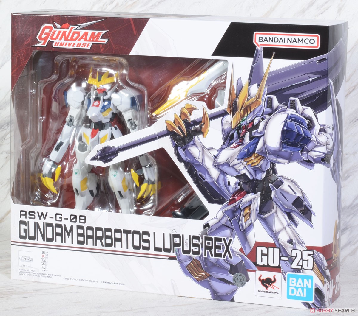 Bandai GUNDAM UNIVERSE ASW-G-08 GUNDAM BARBATOS LUPUS REX Iron-Blooded GU-25
