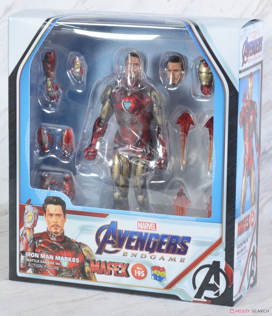 Medicom Toy Mafex No.195 MAFEX IRON MAN MARK 85 (BATTLE DAMAGE Ver.)