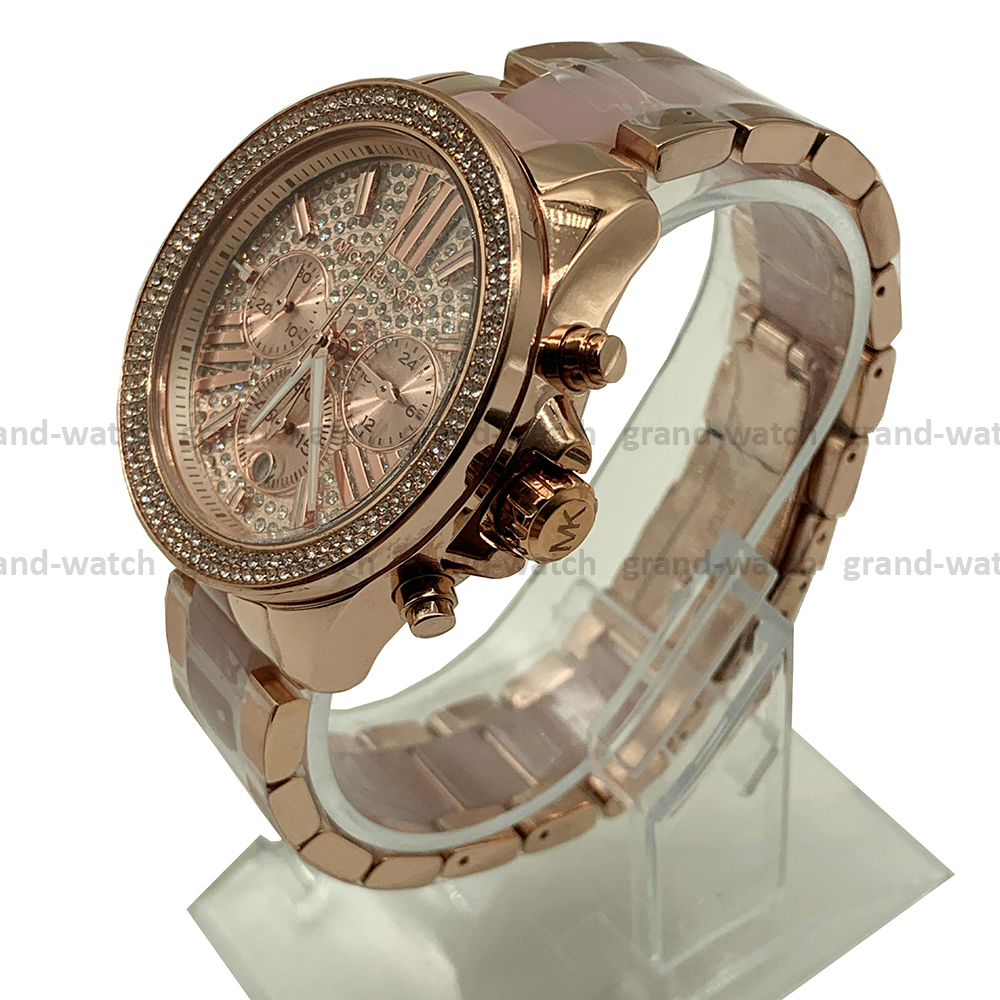 Michael Kors MK6096 Wren Rose Gold Chronograph Dial Fashion