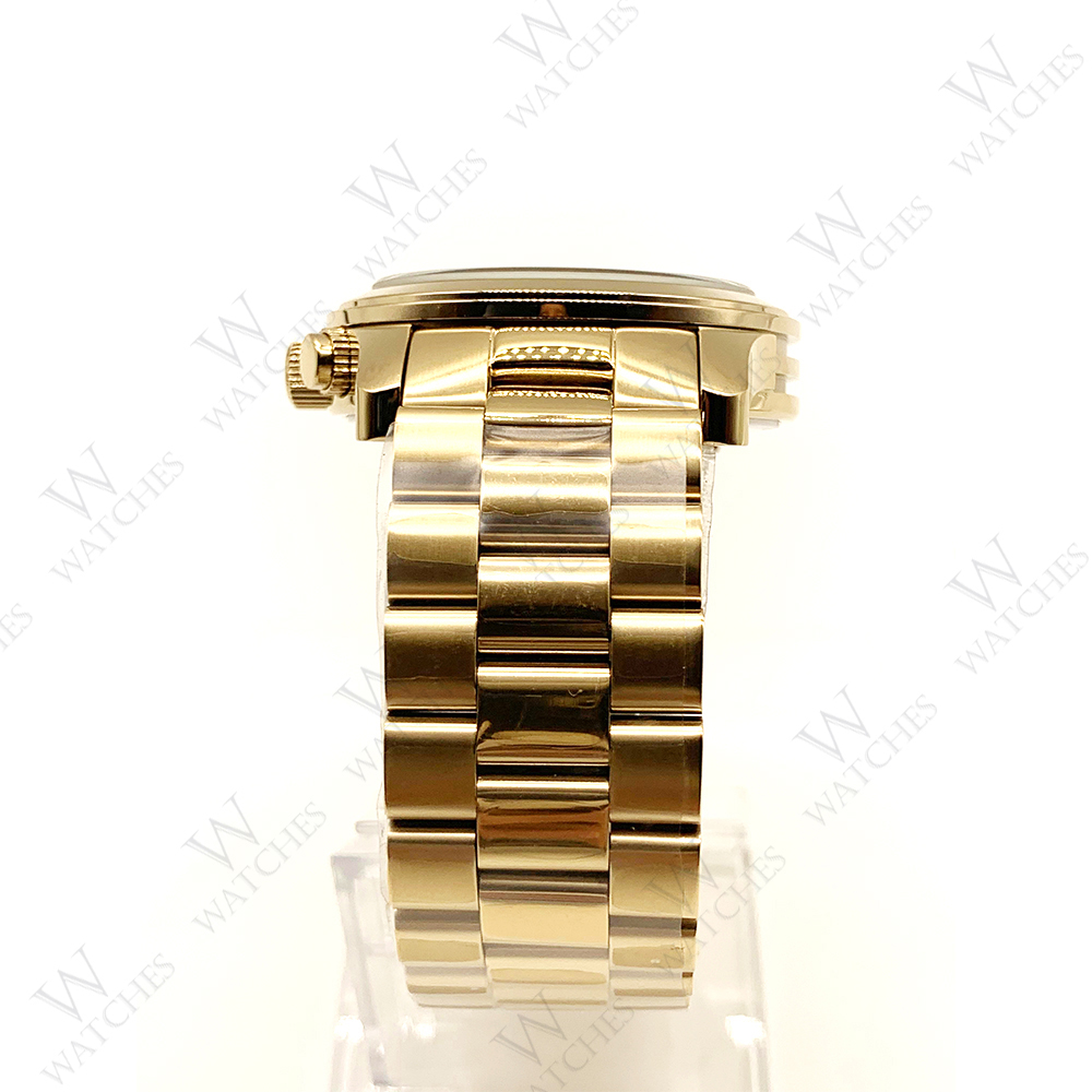 新品未使用　Michael Kors MK8315 Michael Kors Runway Stop Hunger Blue Dial Gold Steel Strap Watch